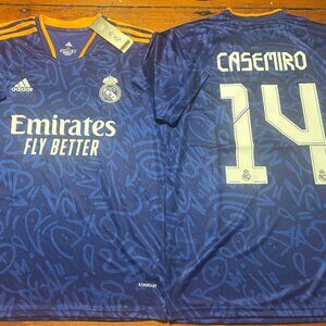 Adidas REAL MADRID CASEMIRO Men's JERSEY Sz M,L,XL,2XL New w tags